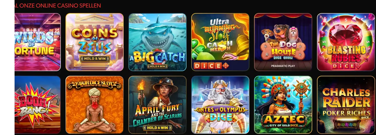 Overzicht van online slots met diverse thema’s